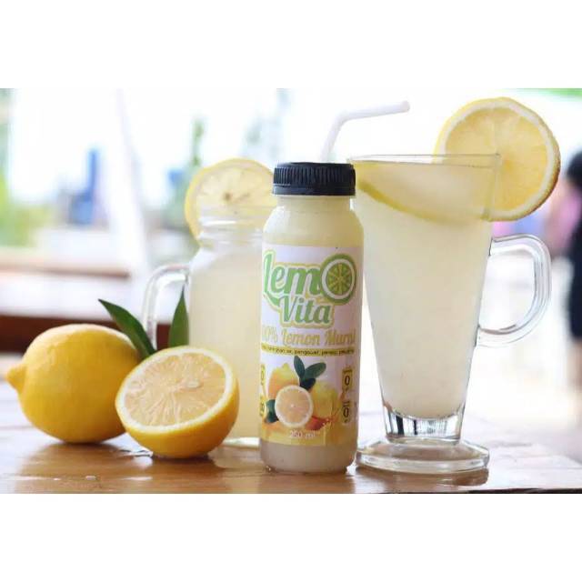 Lemovita Sari Lemon Murni 100% 250ml Jus Diet Detoks | Shopee Indonesia