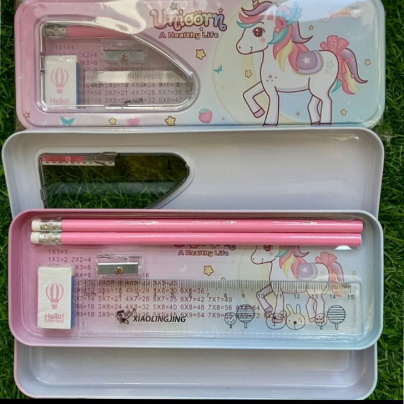 

Tempat pensil unicorn set alat tulis / Set alat tulis unicorn / Kaleng pensil unicorn set