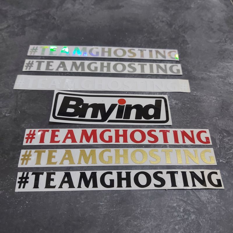 STICKER TEAM GHOSTING CUTTING