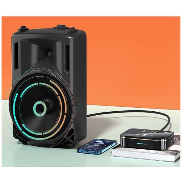 Audio NFC Bluetooth 5.0 Transmitter Adapter AUX USB Recharge 500mAh