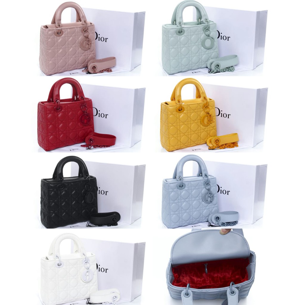 GROSIR TAS MURAH  Tas Dior My Lady Ultra Matte Calfskin Seprem Box A6612