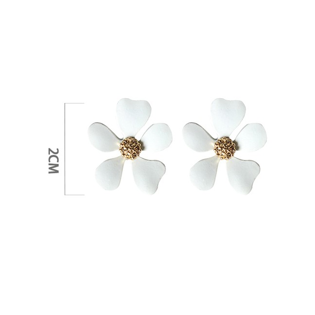 LRC Anting Tusuk Fashion Summer Flower Earrings F75330