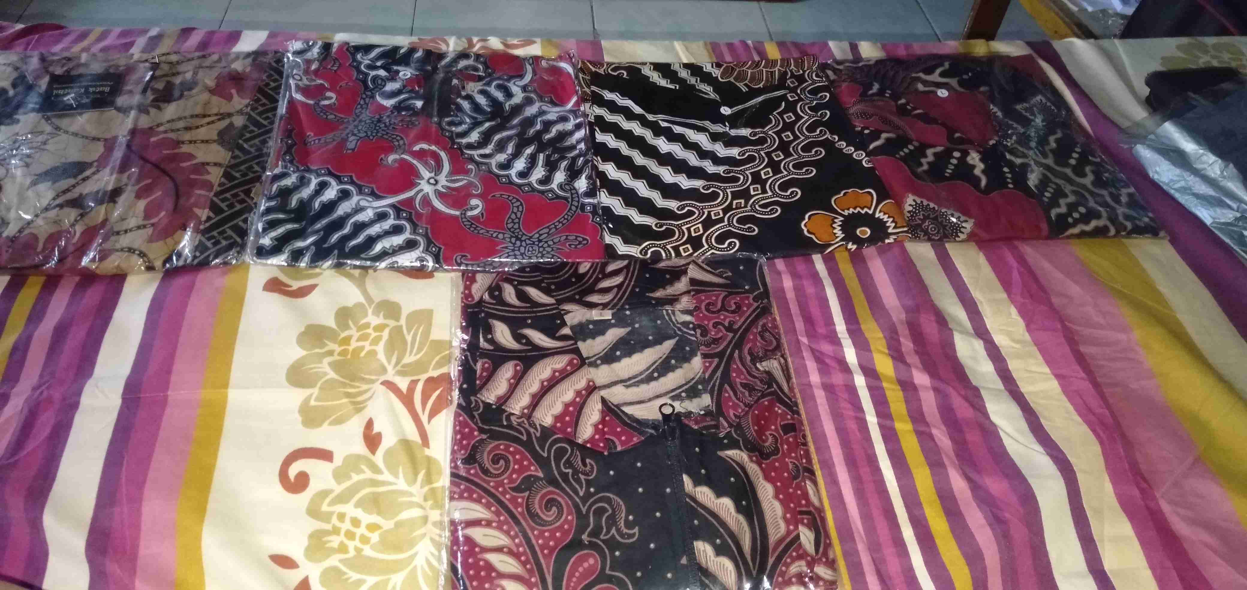 M-l-xl-xxl Batik Tunik Wanita Asj Sa Hrb026 Kenongo Pekalongan Sogan Tulis