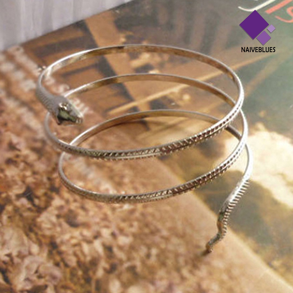 Gelang Bangle Model Ular Spiral Untuk Wanita