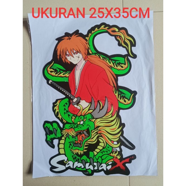 

Stiker Jumbo Samurai X ukuran 25x35cm