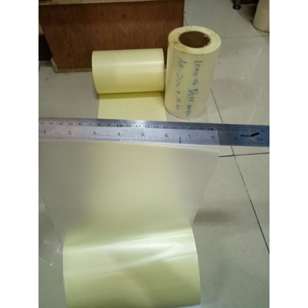 Bahan Laminasi Dingin Doff Matte Buram uk A4 21cm x 45 Bahan Laminasi Dingin Doff Matte Buram uk A4 21cm x 45