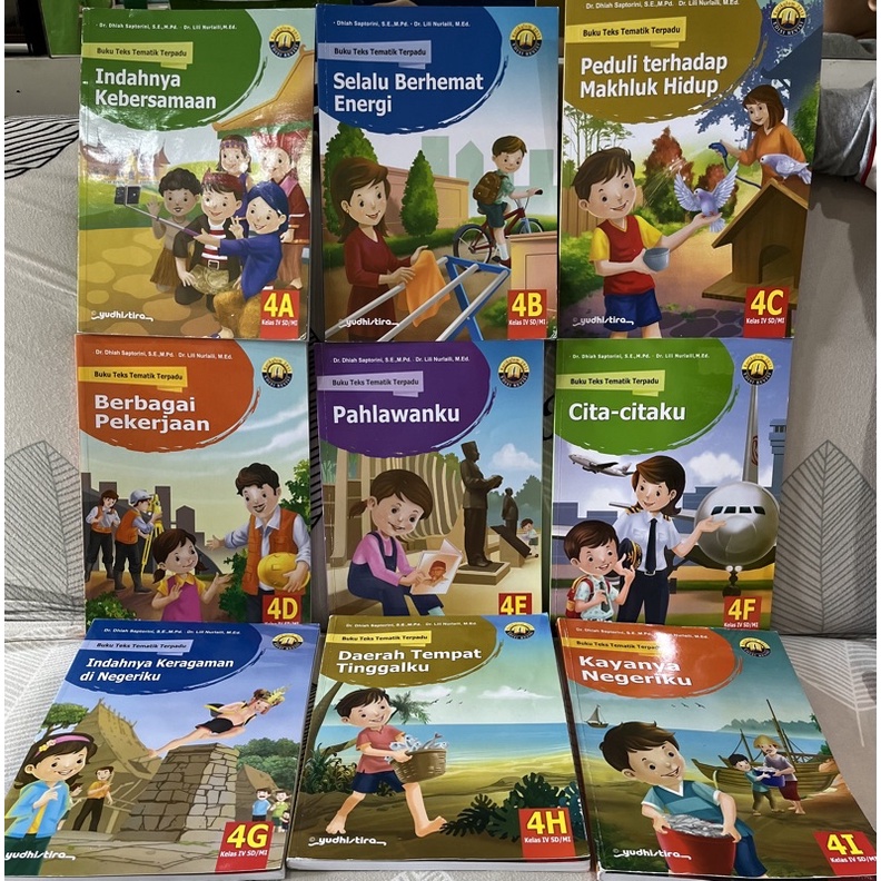 (9buku) Tematik kelas 4 Yudhistira 4A-4I