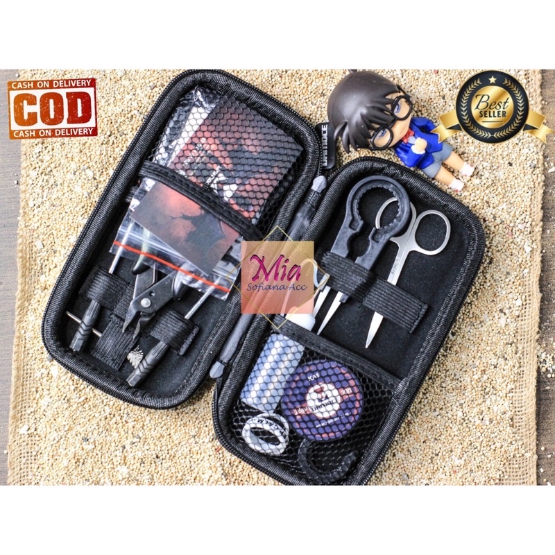 PERALATAN VAPOOR DIY V4MOC3 TOLL KIT VAPEE  ALAT BUAT KAWAT KOIL VAPOOR FULL SET