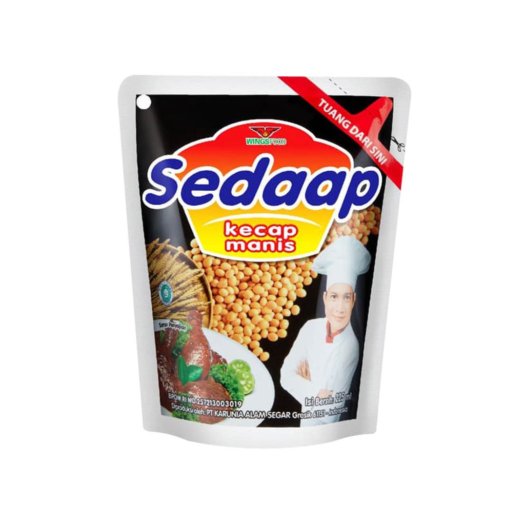 

Kecap Sedaap Refil 225 Ml / Satuan