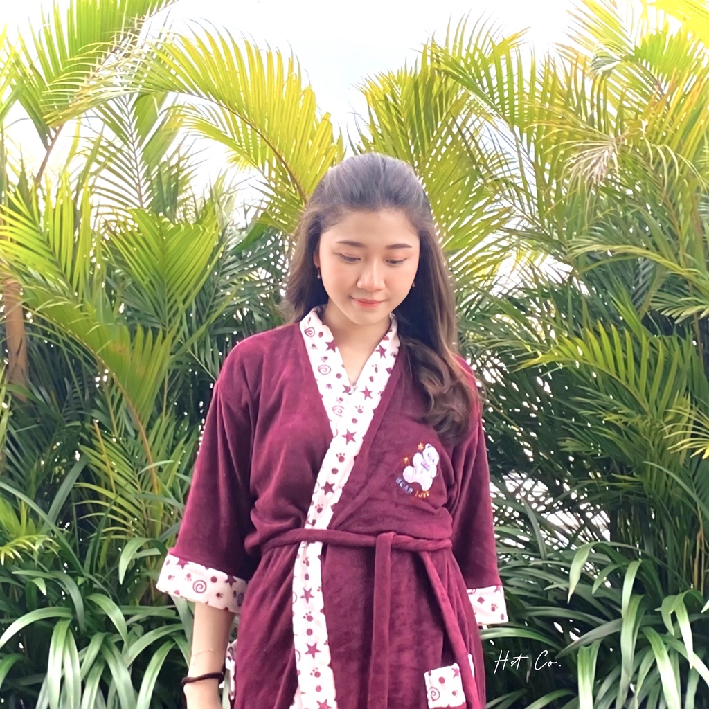 Kimono Handuk Dewasa Hst (Bear Gemoyy Edition)