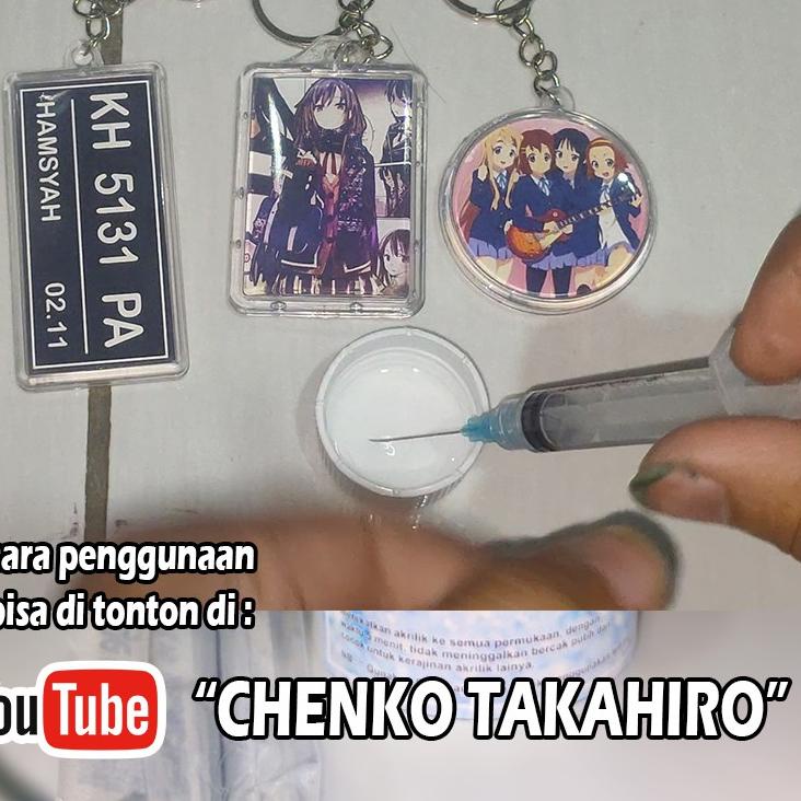 

Baru 0GK100 Lem Akrilik Super Bening crystal glue + FREE suntikan. 0GK
