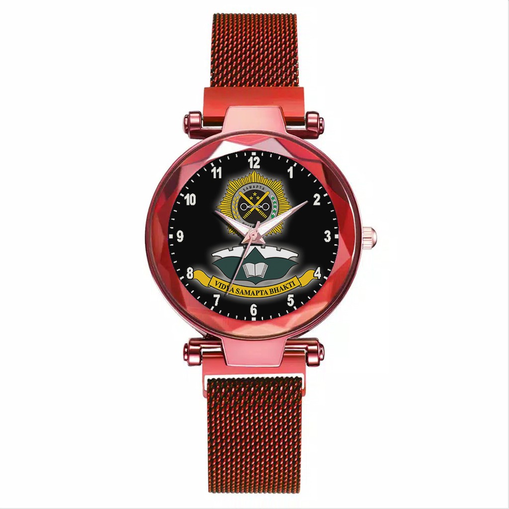 Jam Tangan Wanita Custom - VIDYA SAMAPTA BHAKTI Free Box &amp; Batre Cadangan