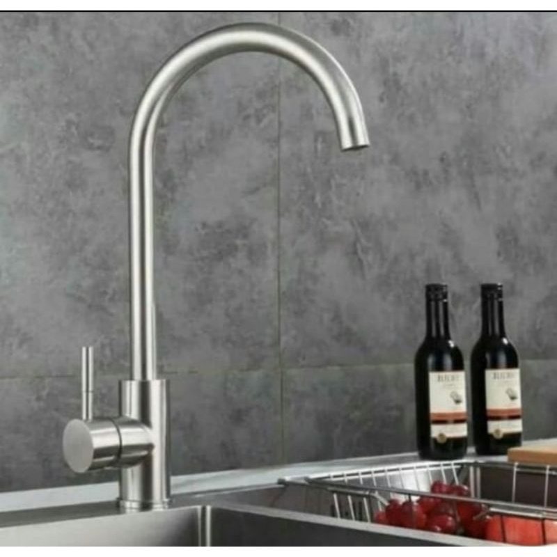 Kran sink stainless sus 304 panas dingin / kran sink panas dingin