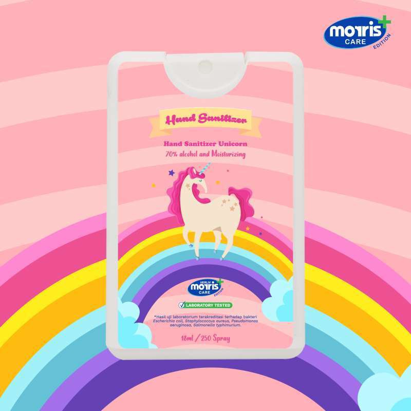 Hand Sanitizer MORRIS Pocket Girl 18ml - Flamingo
