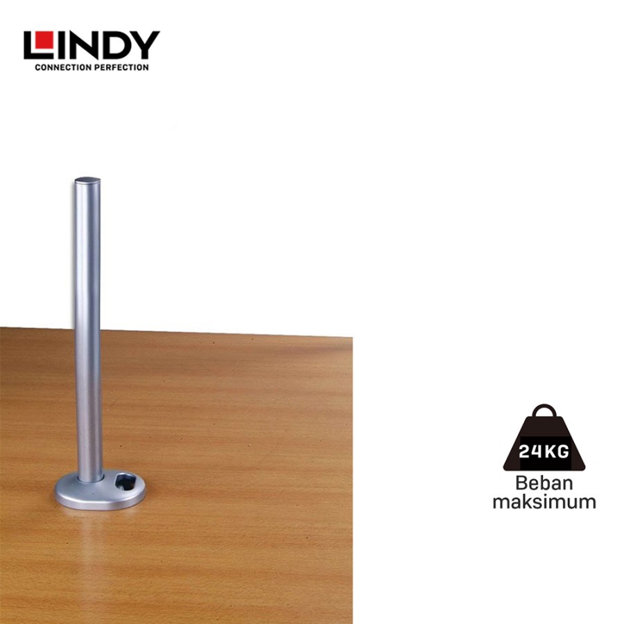 BRACKET LINDY GROMMET POLE LCD LED TV 700mm Max 12Kg - 40963