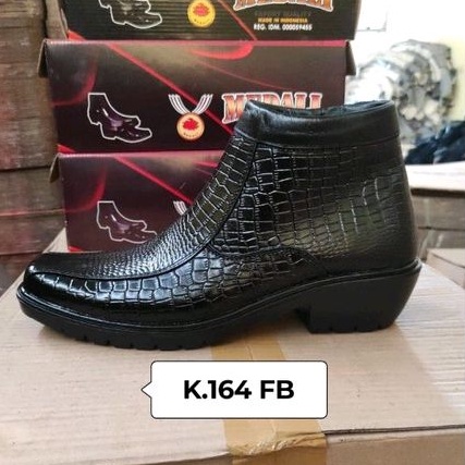 Sepatu kulit pria PDH  boots polri TNI security guard PNS sepatu Kerja formal Tampil lebih keren