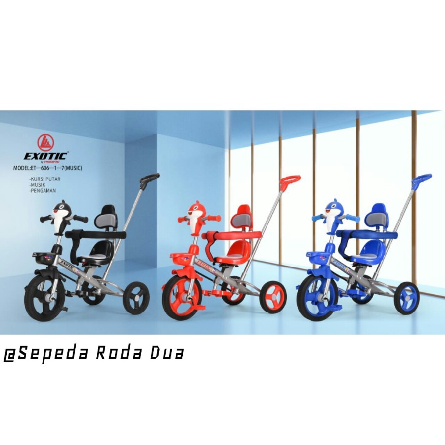 Sepeda Roda Tiga / Tricycle Exotic ET-606-1-7 (music)