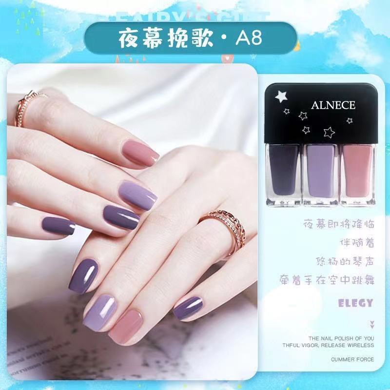 3IN1 KUTEK HALAL KUTEKS 3 TONE KUTEK KOREA Cat Kuku muslimah Gel Nail polish