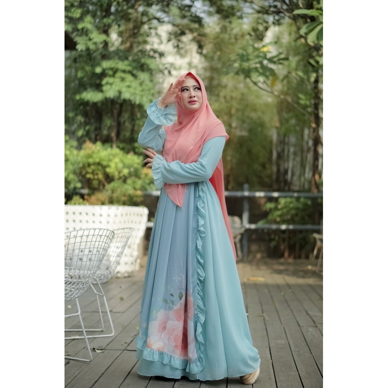 preloved  spring mint by seinaa hijab