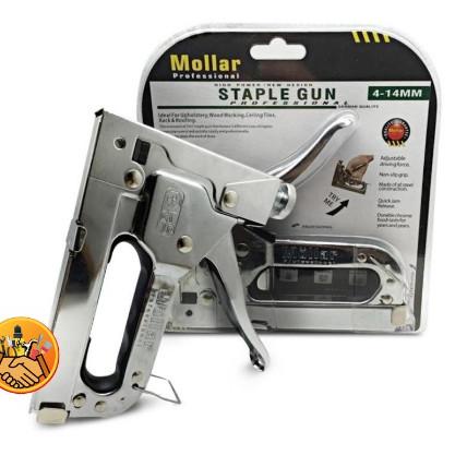 

[ZC489] Staple Gun Tembak Tacker Staples Stepler Hekter mollar 3in1 jok kulit kardus 329ACDI