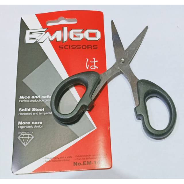 Gunting kecil isi 6 pcs mika (145) emigo