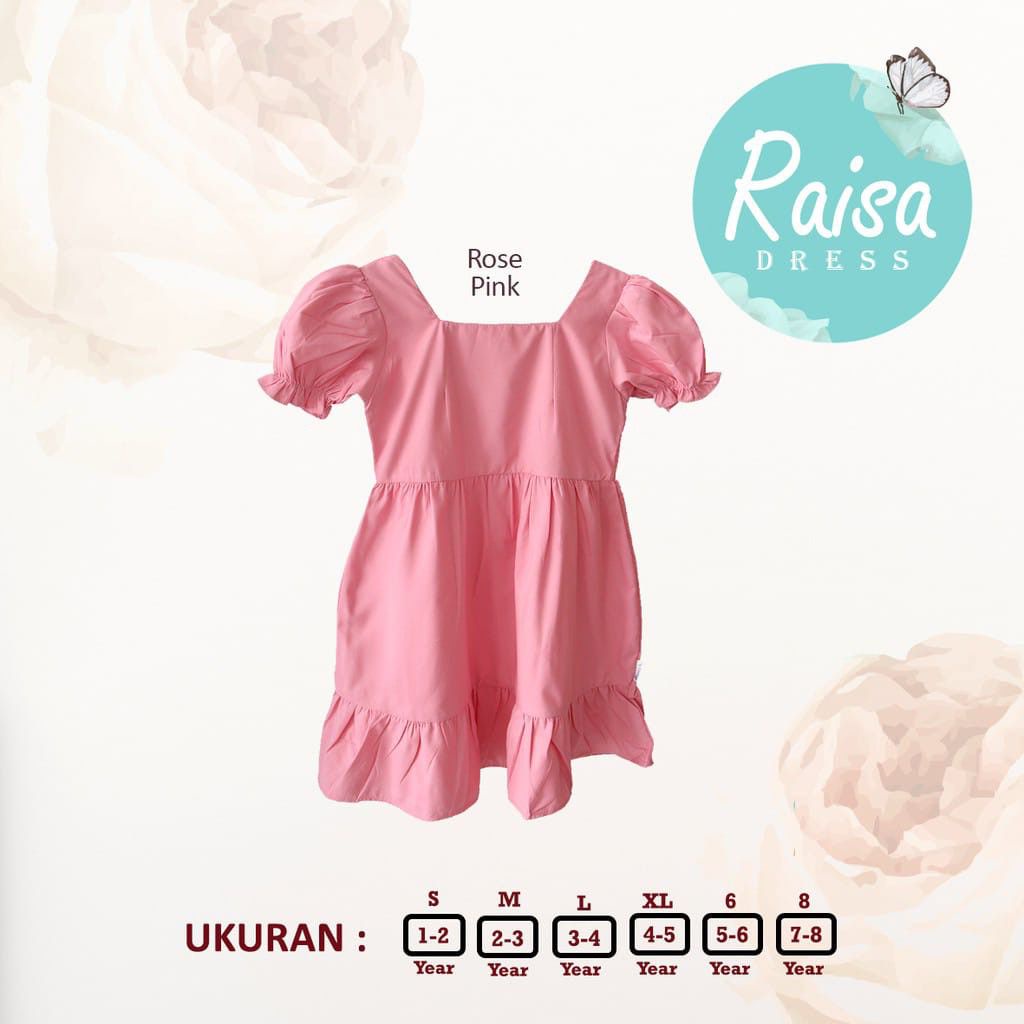 RAISA DRESS COUPLE MOM N KIDS / DRES ANAK 1-8 tahun Mom dress