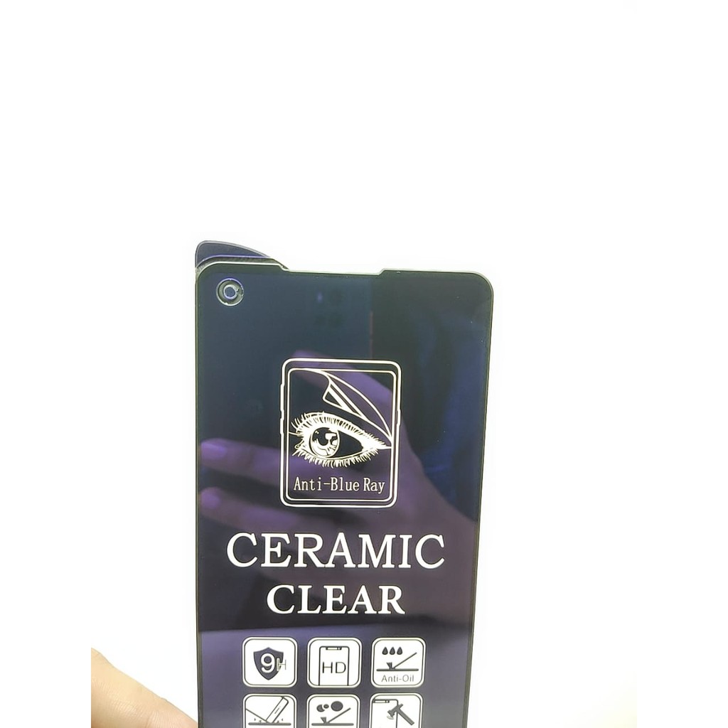 Ceramic CLEAR ANTI BLUE Samsung A21 A21S A217F 6.5 inch Screen Protector Full Layar Anti Broken