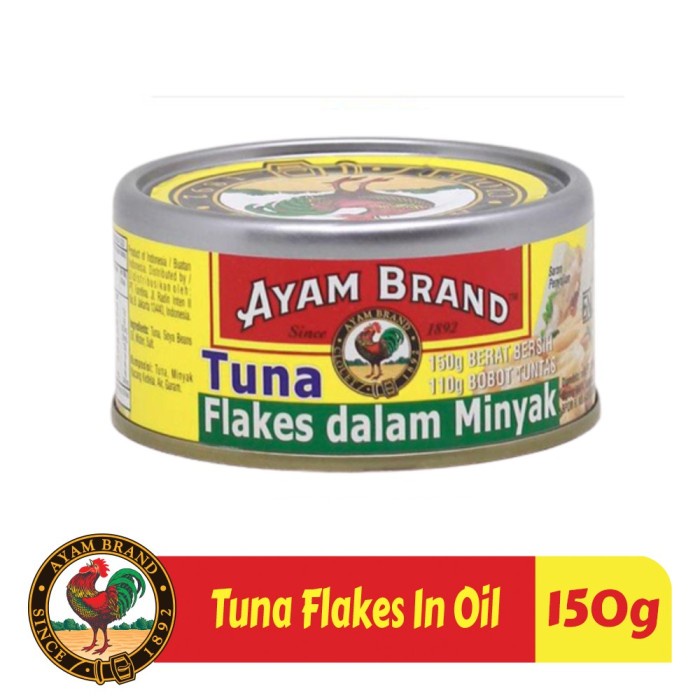 

ds20112s Ikan Tuna Kaleng Flakes In Oil Ayam Brand 150Gr Isi 2 Pcs Xa20X1
