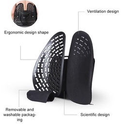 Sandaran mobil / matras sandaran mobil / alat sandara kursi Terapi Pinggang LOCEN Sandaran Kursi Ergonomic Adjustable Lumbar Back Support - TY3120 / Car Seat Lumbar Support Universal Ventilate Seat Waist Cushion For Office Home Car Interior Accessories