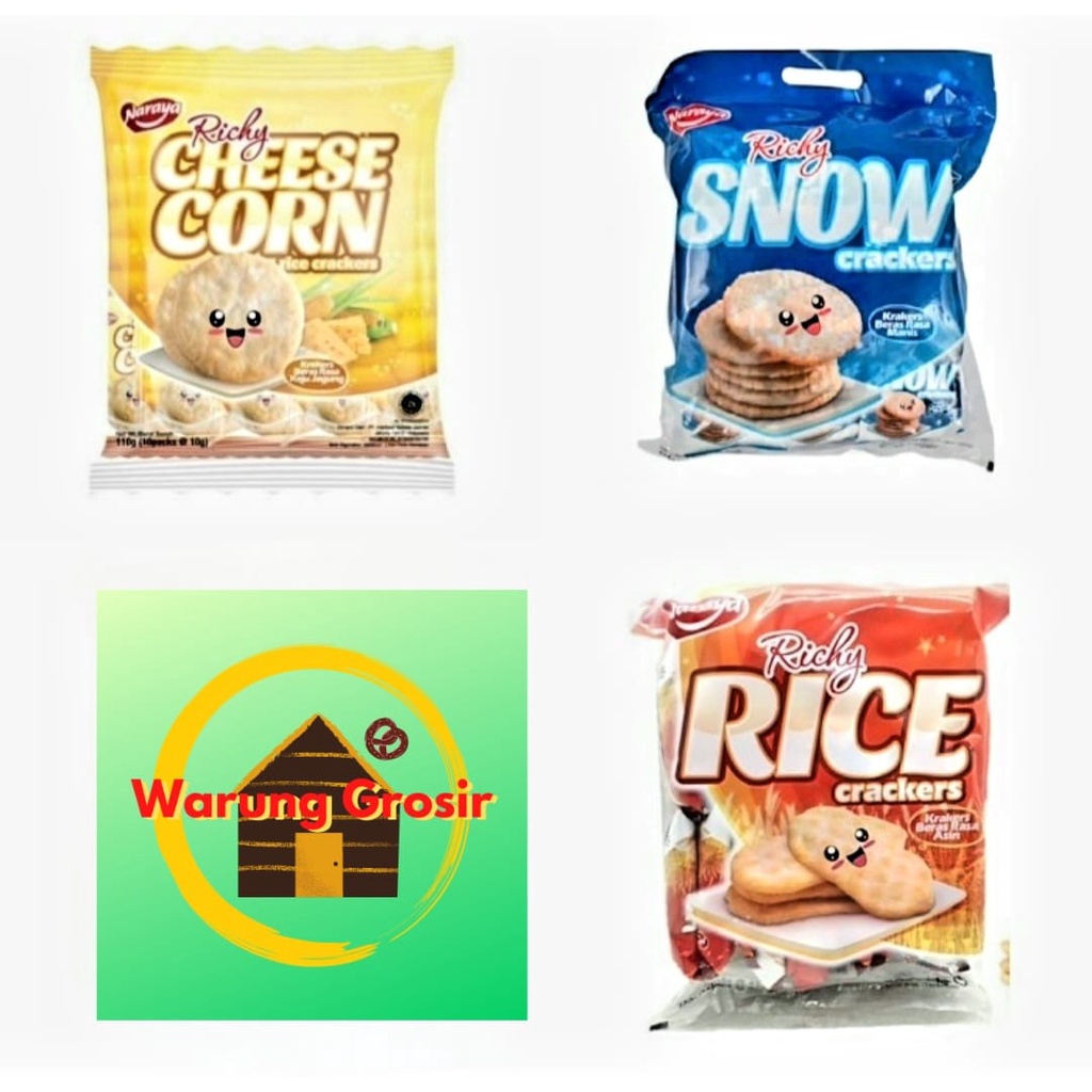 Jual Grosir Snack Naraya Richy Rice Snow Cheese Corn Shopee Indonesia