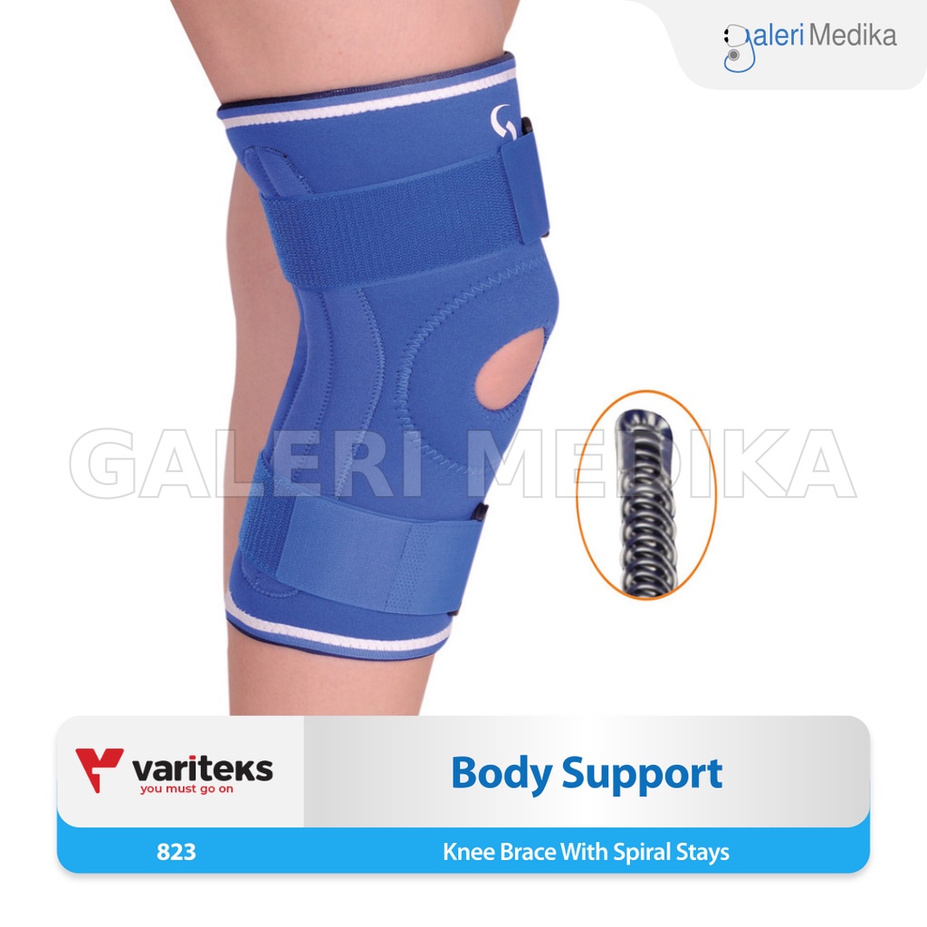 Variteks 823 Knee Brace With Spiral Stays - Alat Penopang Tendon Lateral