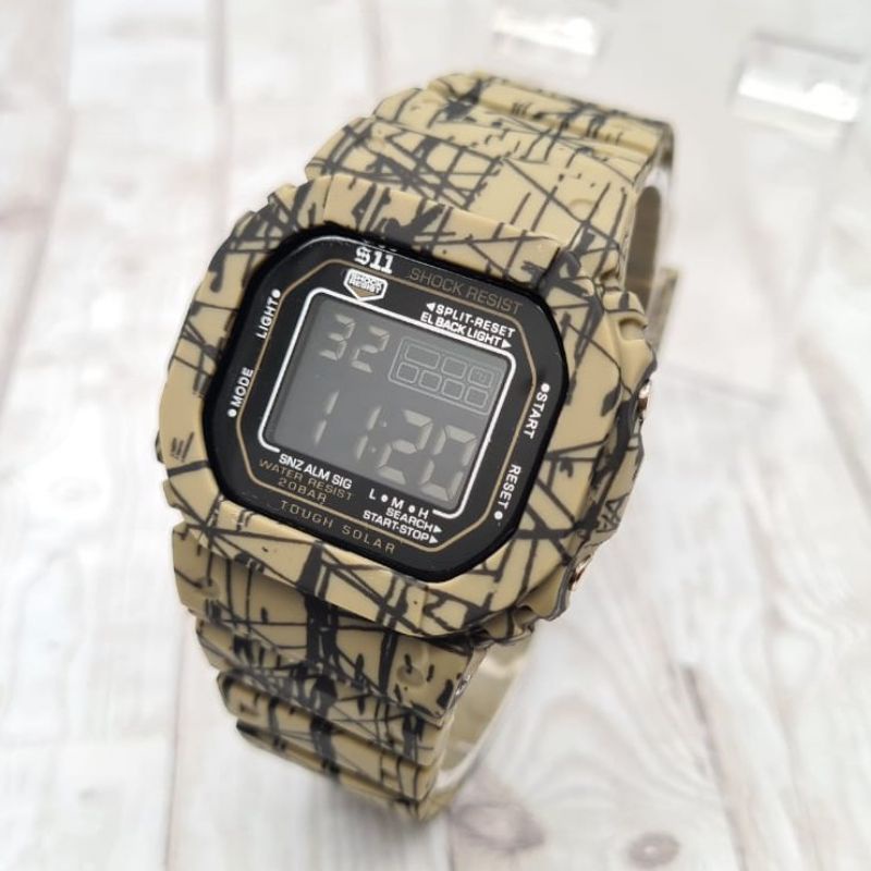 Jam loreng stile korea jam keren jam cod jam cowok dan cewek jam sekolah