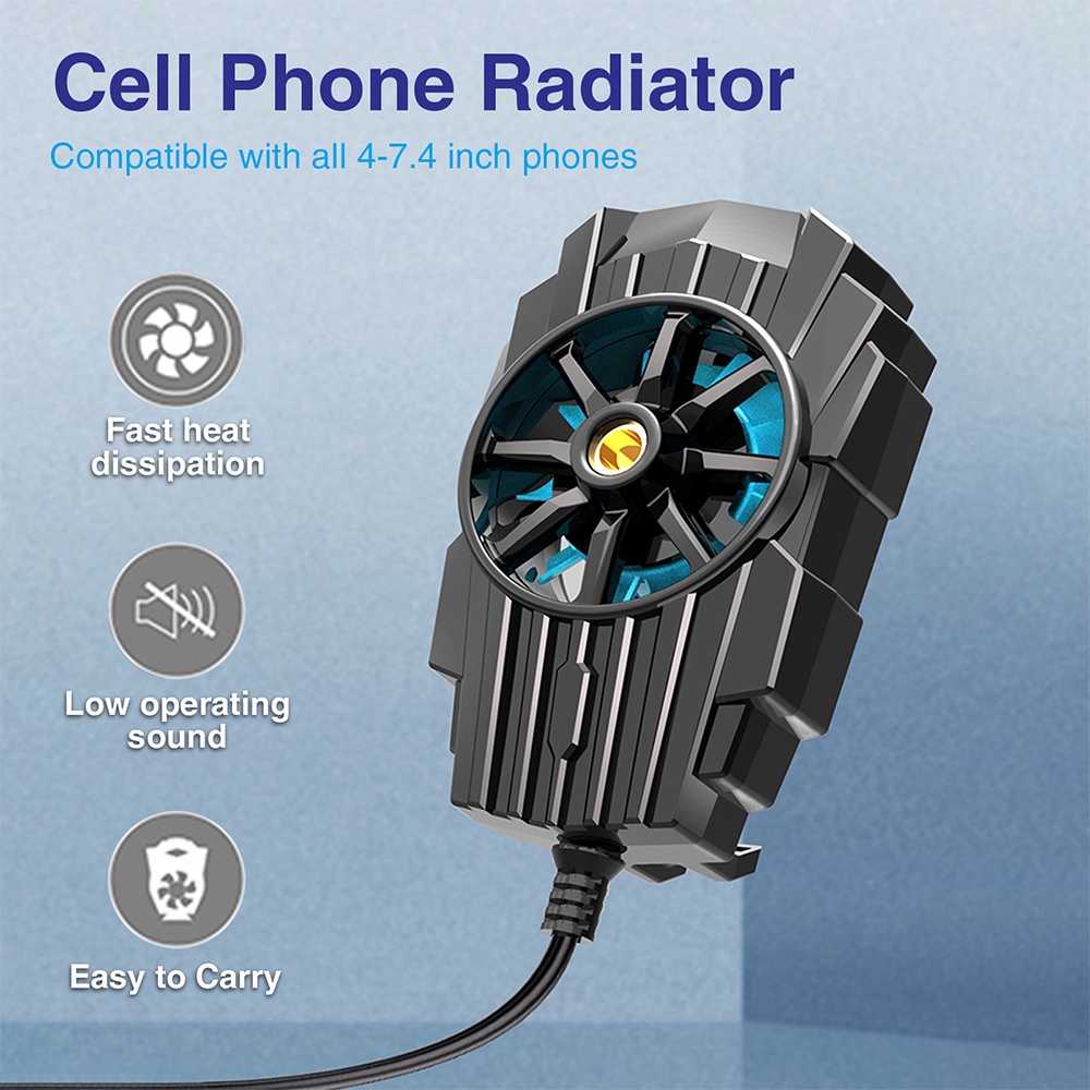 G6 Kipas Pendingin HP Mobile Phone Cooling Gaming Radiator Fan Mini G6