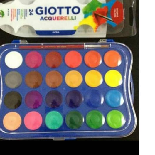 

☛ Cat Air Untuk Anak Giotto Acquerelli mini 24 Warna - 23 mm ☁