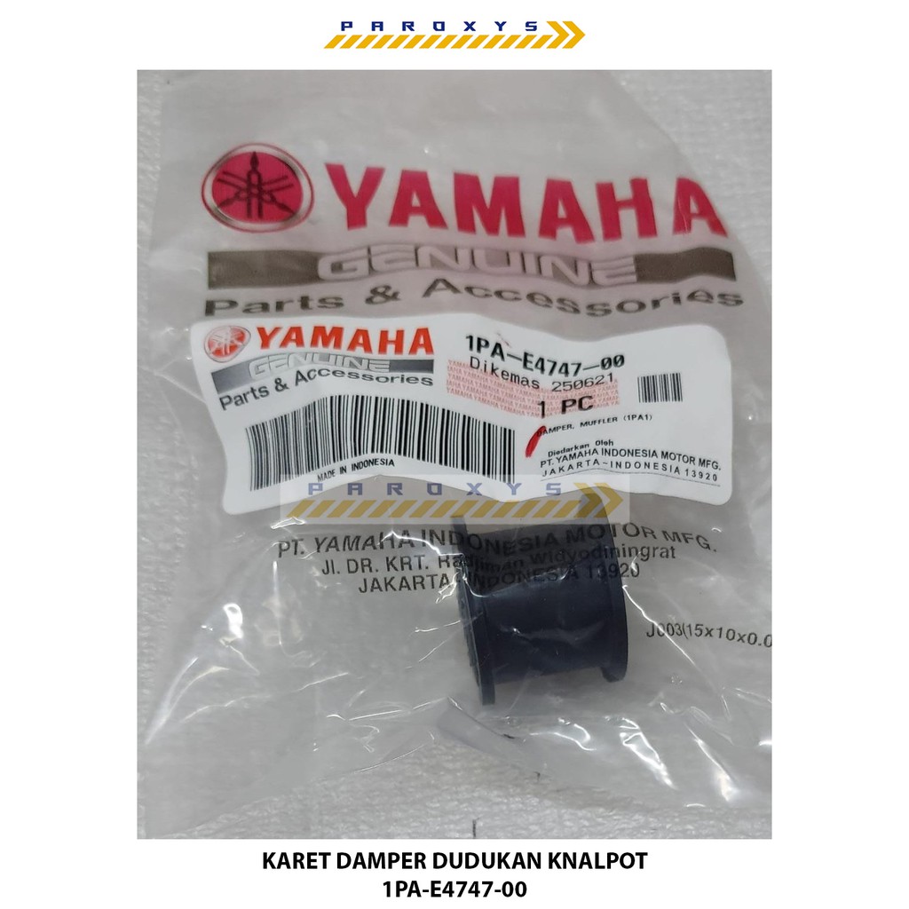 KARET DAMPER DUDUKAN MUFLER KNALPOT 1PA-E4747-00 VIXION NEW BK8 NVL NVA R 155 JUPITER MX KING 150 OR