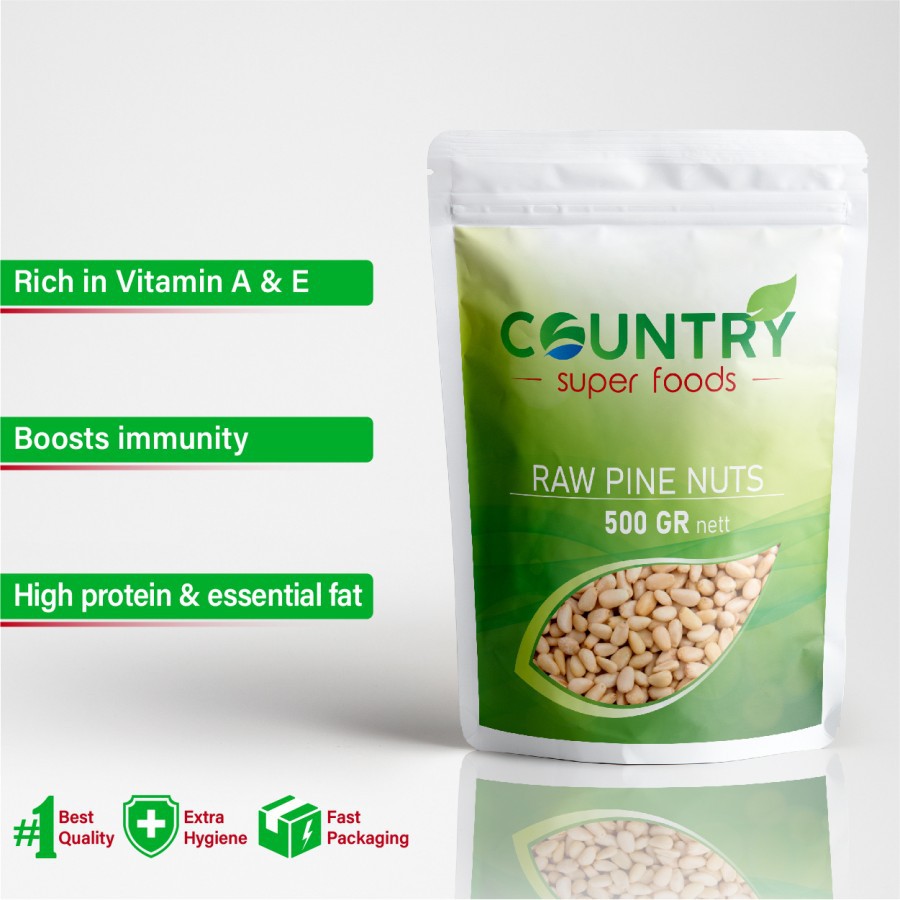 

[ 250 gr ] - Raw Pine Nuts | Kacang Pinus Mentah