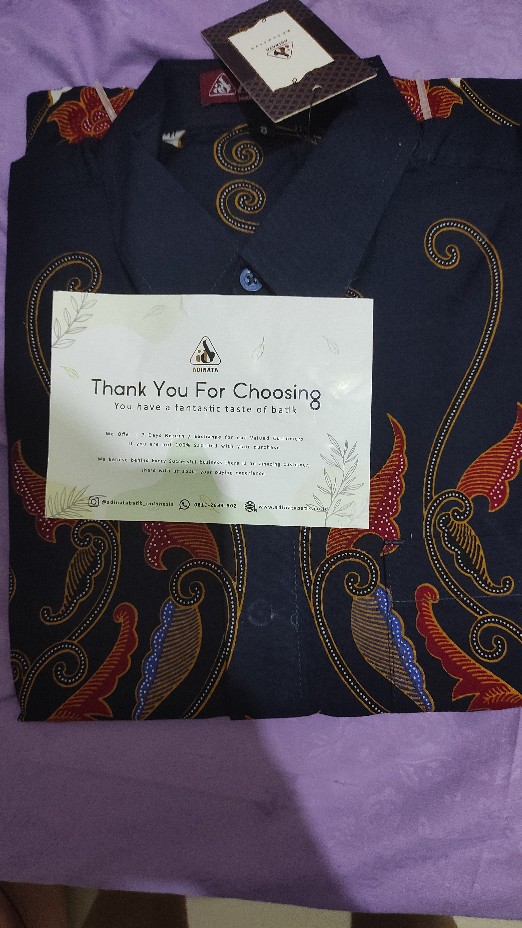 Hem Pendek Pria Adinata Batik Allen