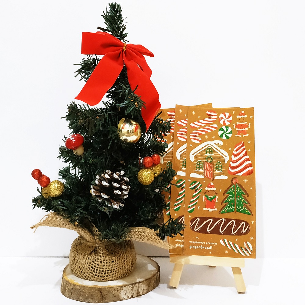 

Gingerbread! Christmas Sticker Sheets | acuppacups