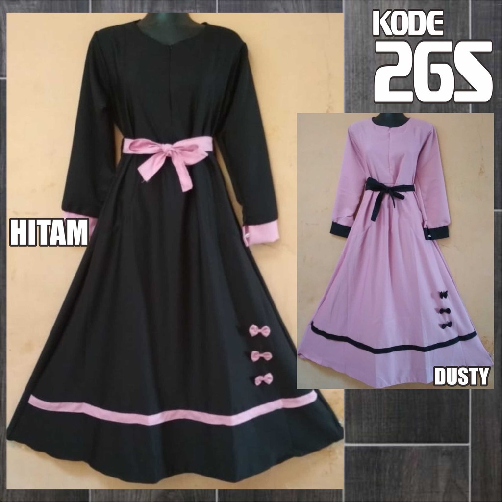 Baju Muslim Balotelli / Gamis / Dress / Party Dress / Long Dress / Gamis Syar'i / Kode 26S