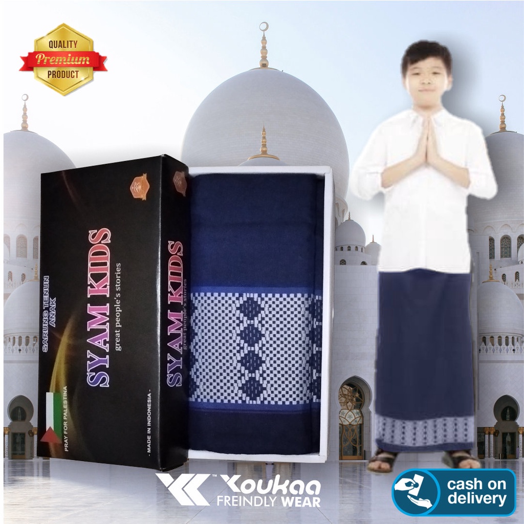 Sarung Anak Usia 10 th s/d 15 th Motif Tenun Dobby