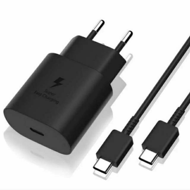 Charger Samsung 25W Type C To Type C - EP-DG977 PD Super Fast Charging Note 10 /Plus A70 A80 Book S