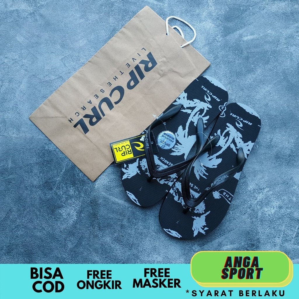 SANDAL JEPIT DISTRO RIPCURL / SANDAL KASUAL PRIA / SANDAL DISTRO COWOK/ SANDAL SANTAI MOTIF COCONUT