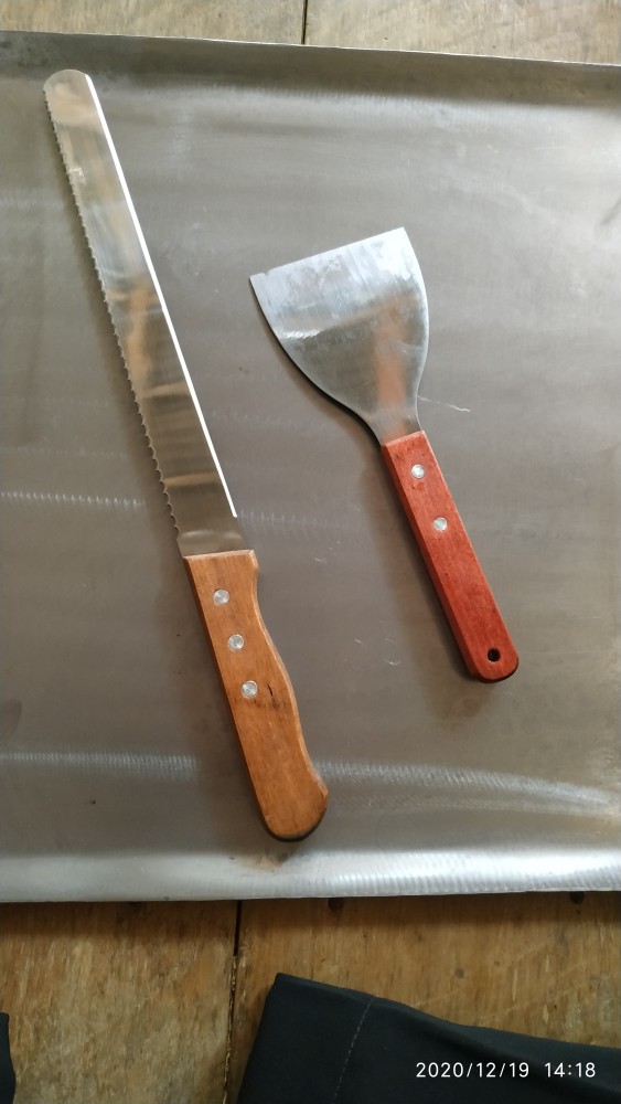 Paket Wajan Roti Bakar 40cm / Plat Besi