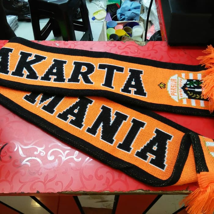 NJSTO1521 SYAL SCRAB PERSIJA JAKARTA BAHAN RAJUT GRADE ORI KEREN