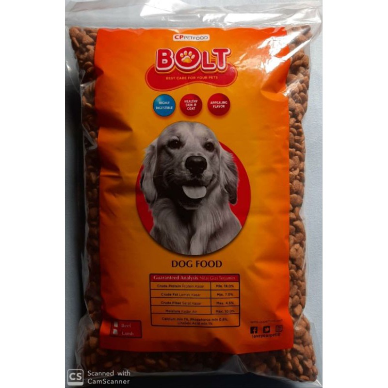 bolt dog food 1kg