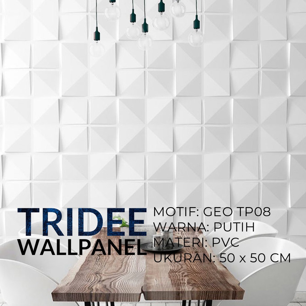 TRIDEE WALLPANEL SLIDE GEO | WALLPAPER DINDING DEKORASI