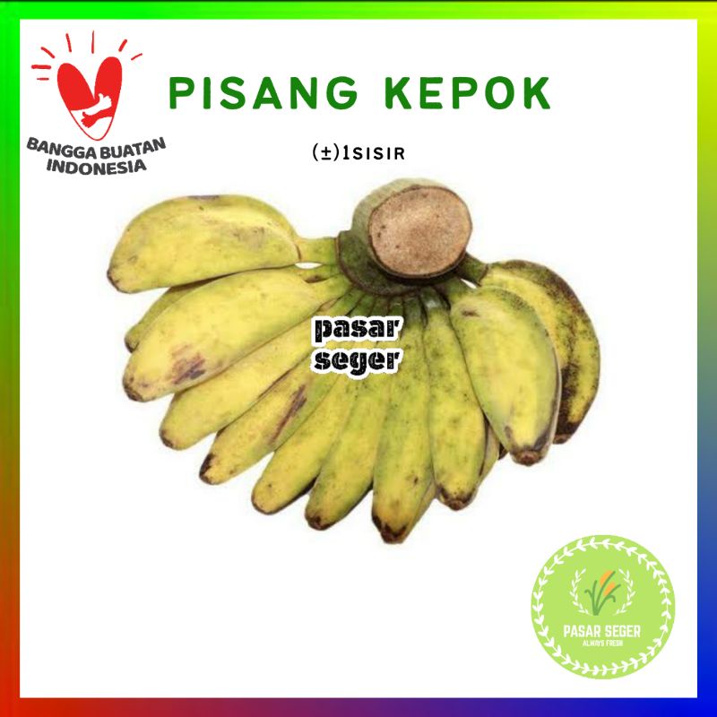 

PISANG KEPOK - FRESH [1 Sisir]