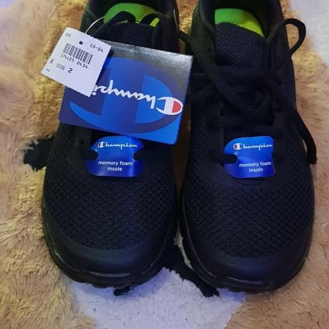 DISKON Sepatu Tali Sekolah Anak Black American Eagle