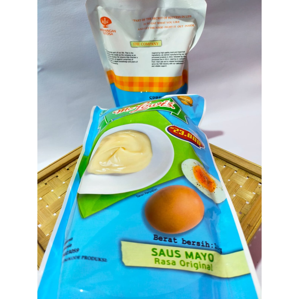 

Mayonaise Original 1 kg Mc Lewis Free Bubble Wrab Dus Packing Aman Grosir Termurah