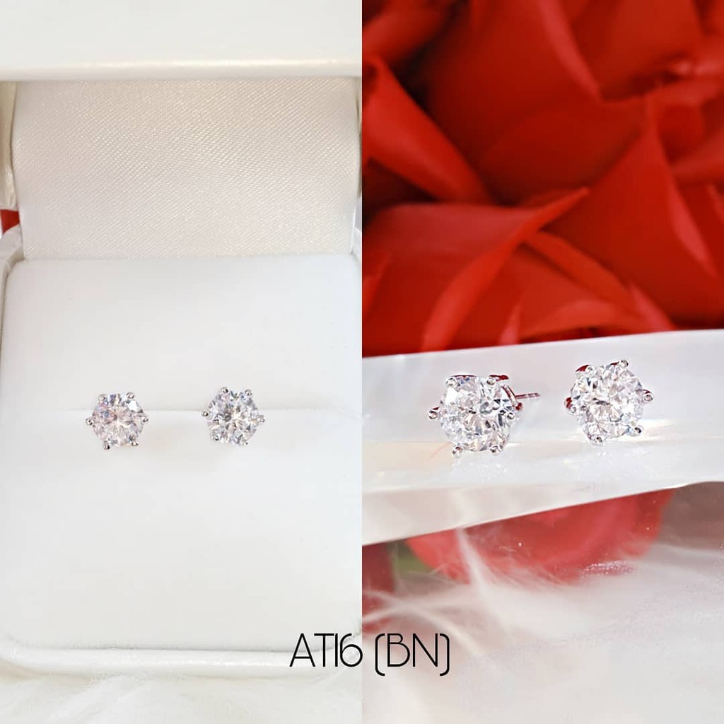 ANTING XUPING LAPIS EMAS PUTIH ASLI